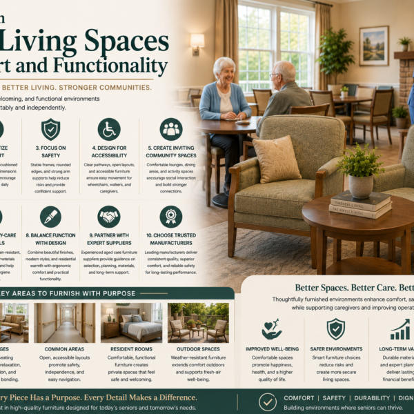 How to Furnish Senior Living Spaces for Comfort and Functionality