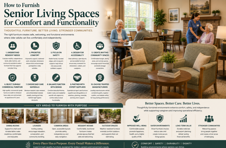 How to Furnish Senior Living Spaces for Comfort and Functionality
