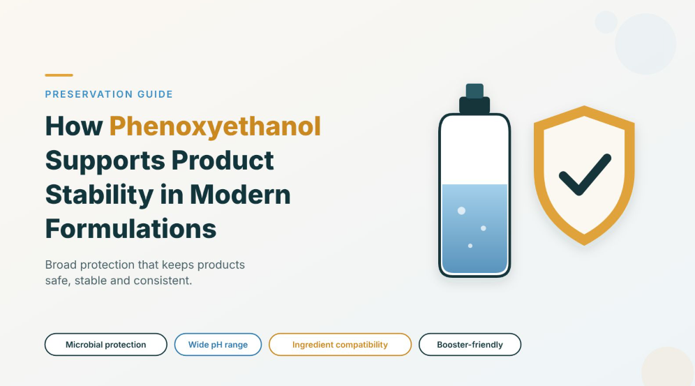 How Phenoxyethanol Supports Product  Stability in Modern Formulations